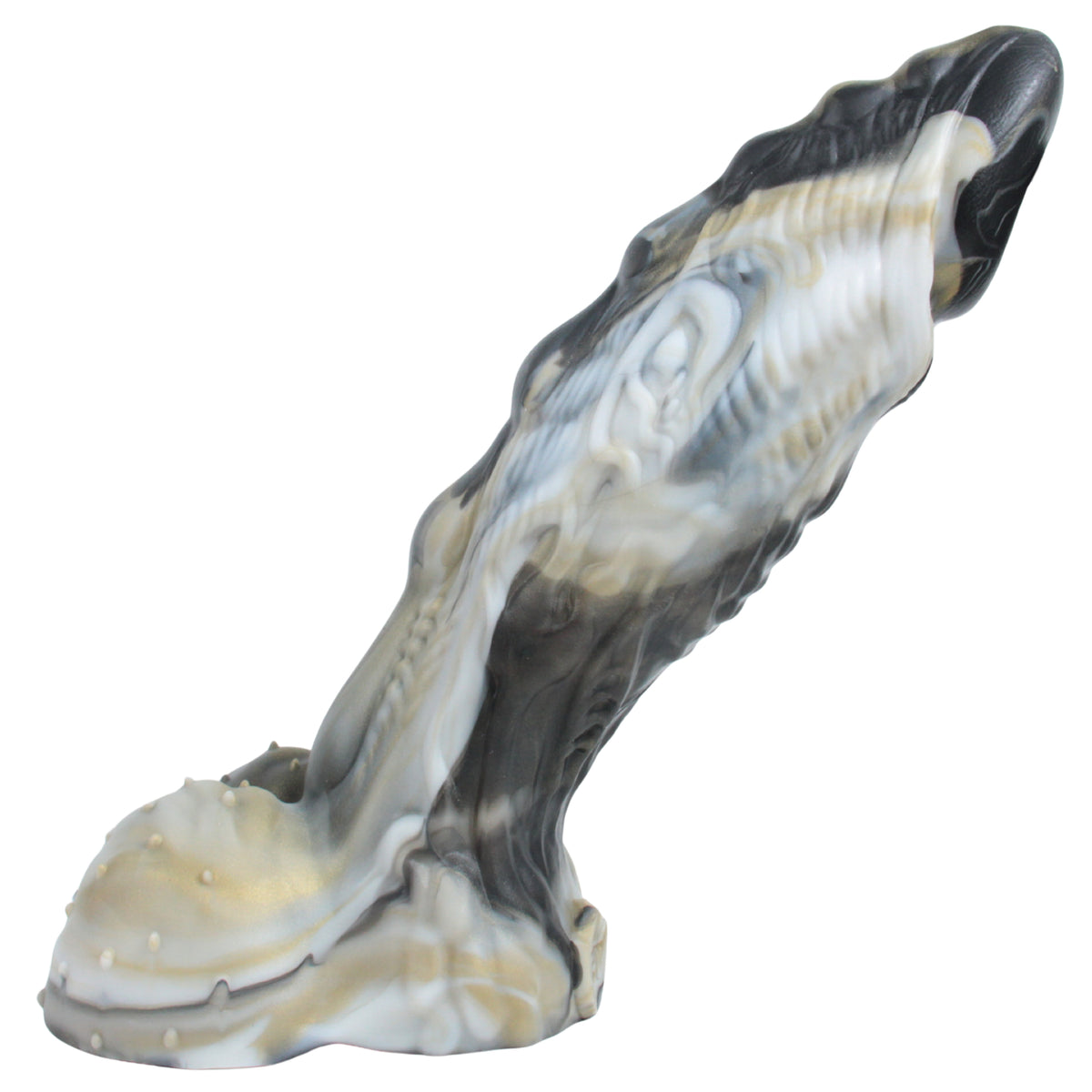 ORIGINAL DRAGON'S COCK - Platinum Silicone Dildo