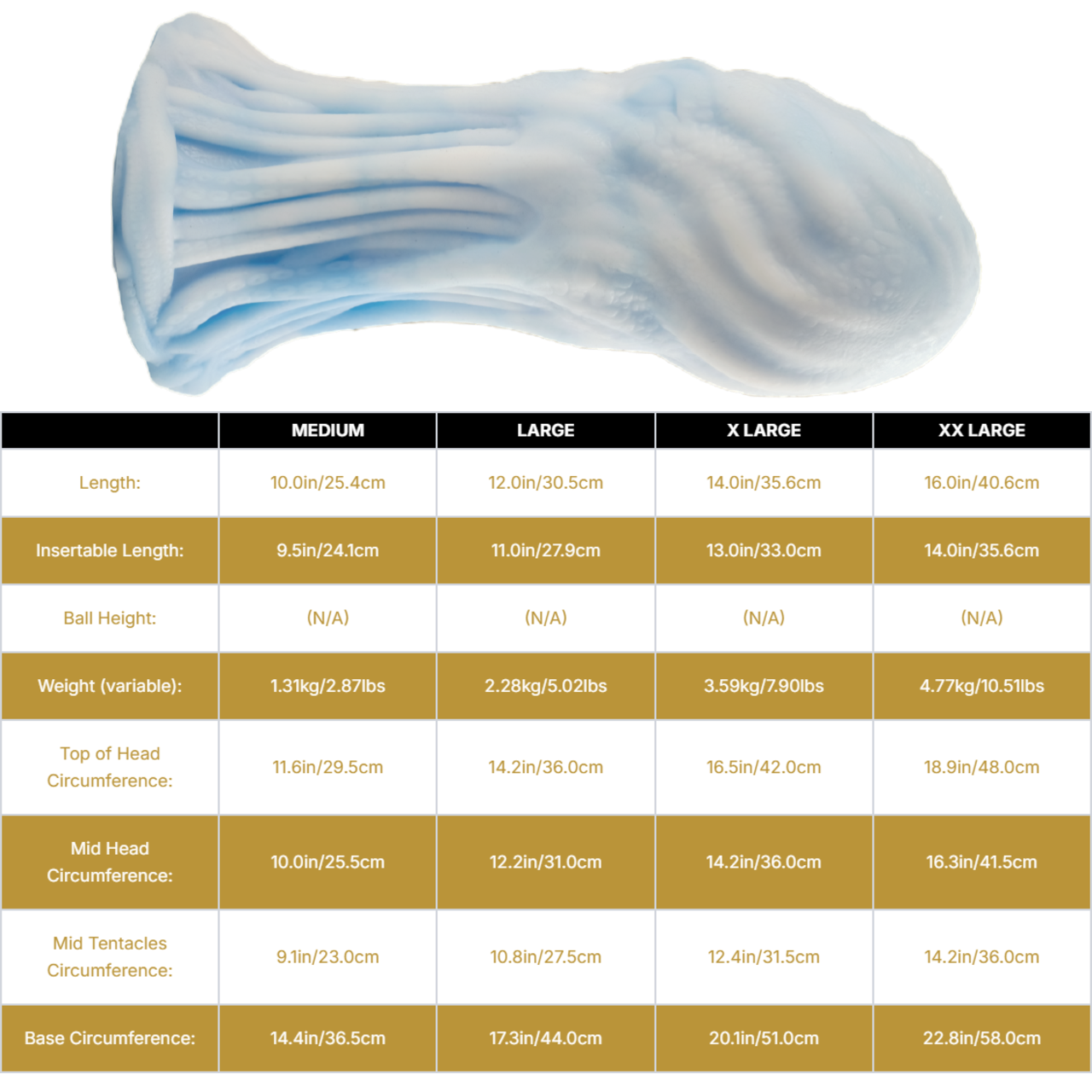 SEA GORGON Platinum Silicone Stretcher