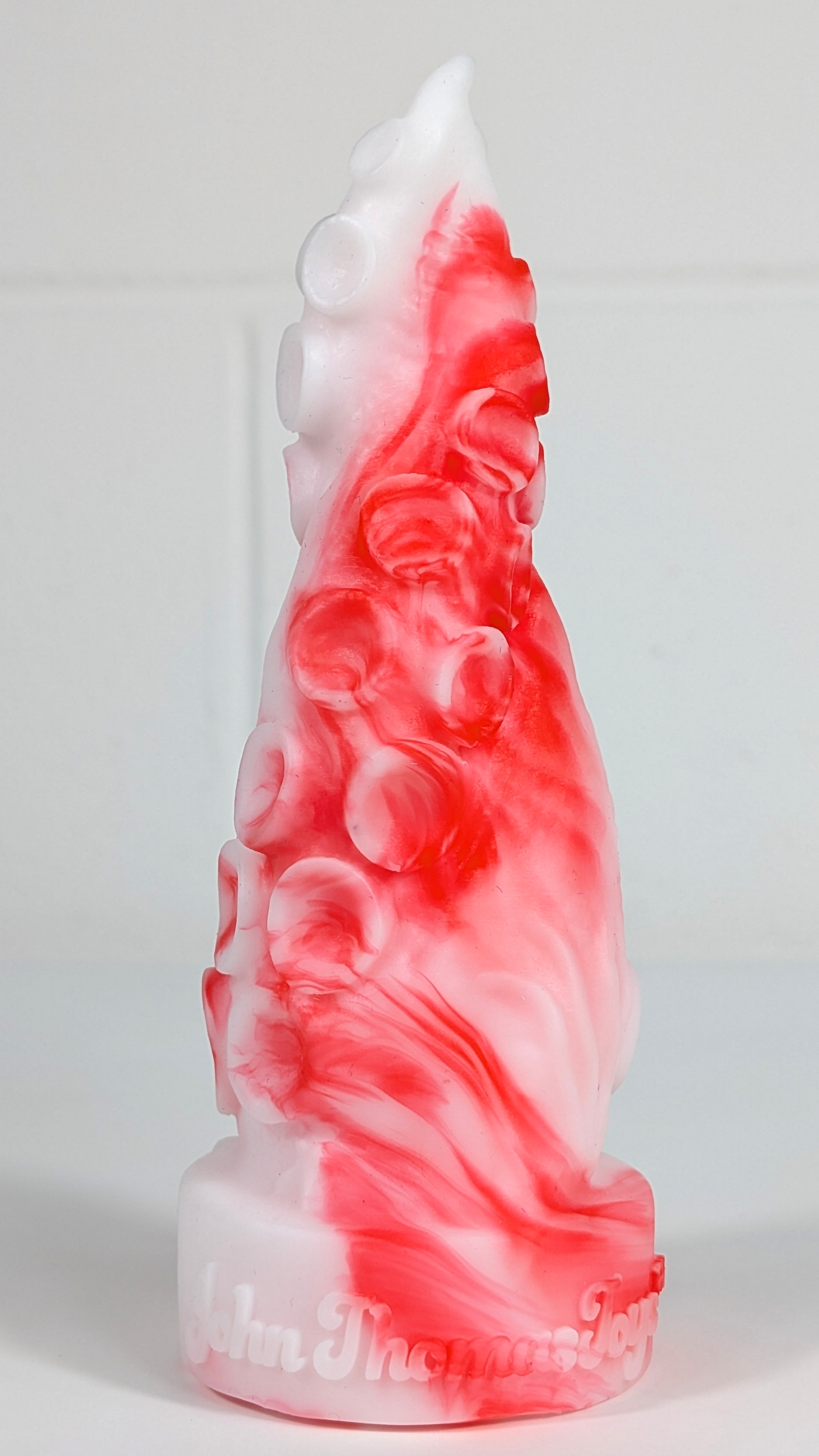 TWISTED TENTACLES - Platinum Silicone Fantasy Dildo