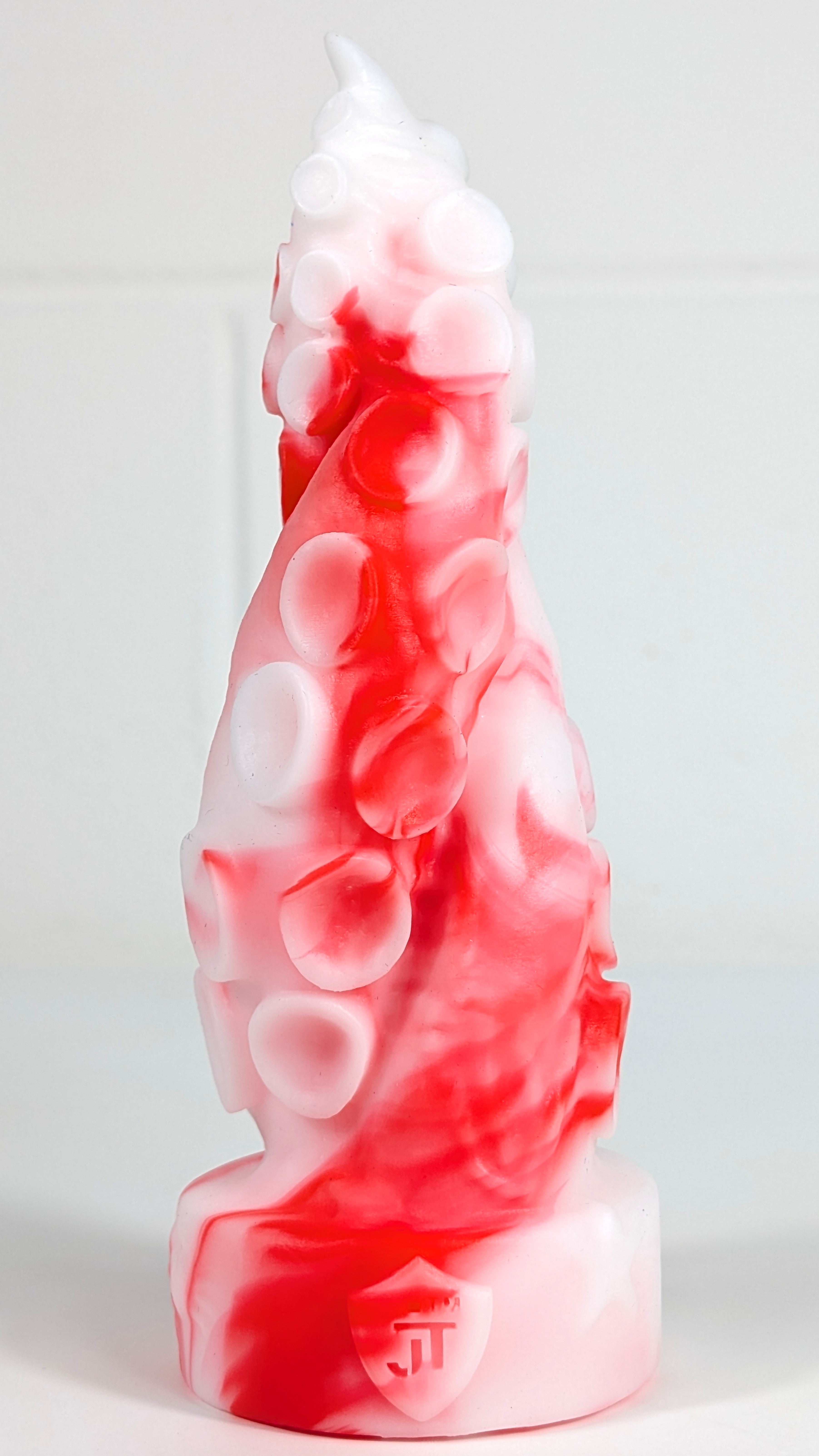 TWISTED TENTACLES - Platinum Silicone Fantasy Dildo