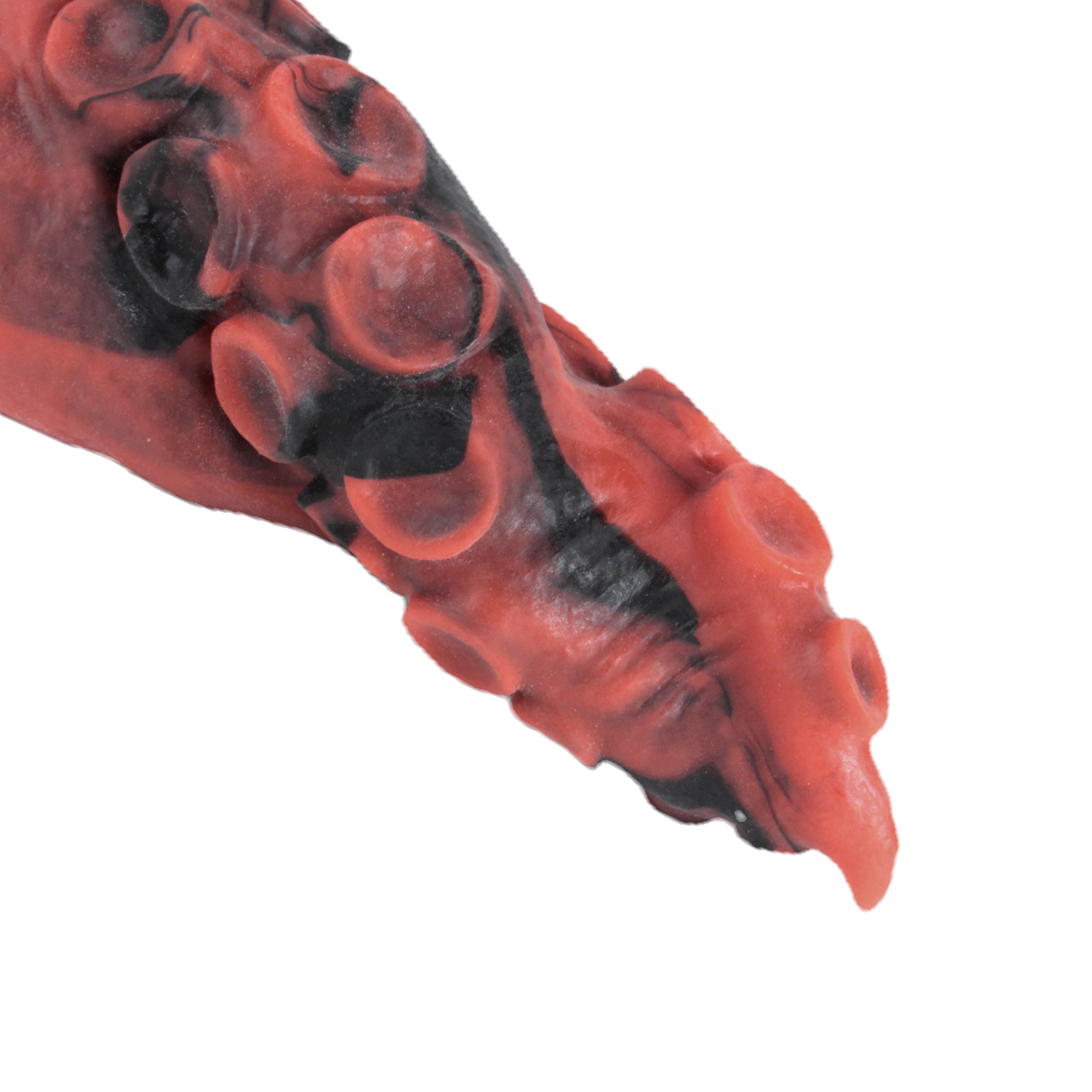 TWISTED TENTACLES - Platinum Silicone Fantasy Dildo