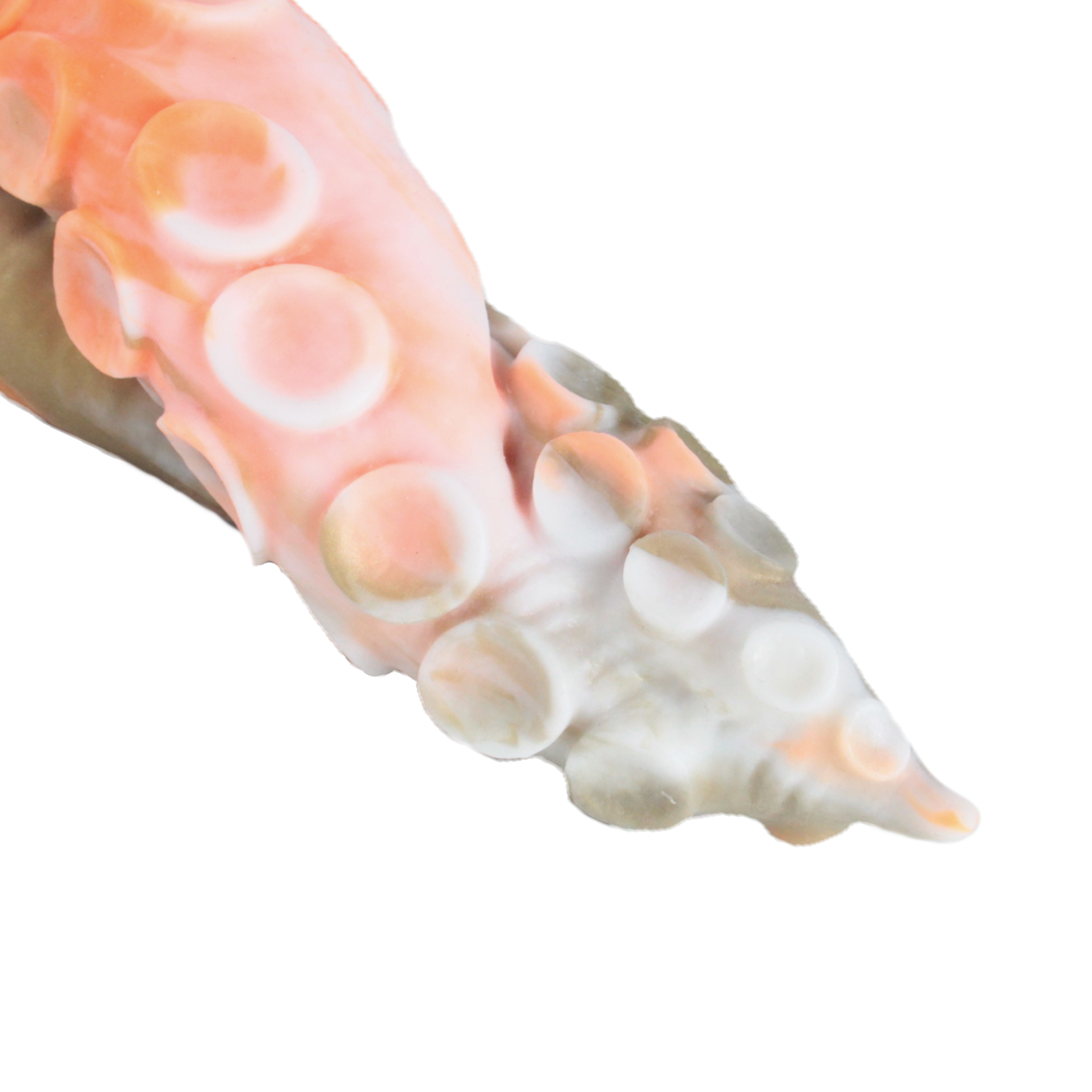 TWISTED TENTACLES - Platinum Silicone Fantasy Dildo